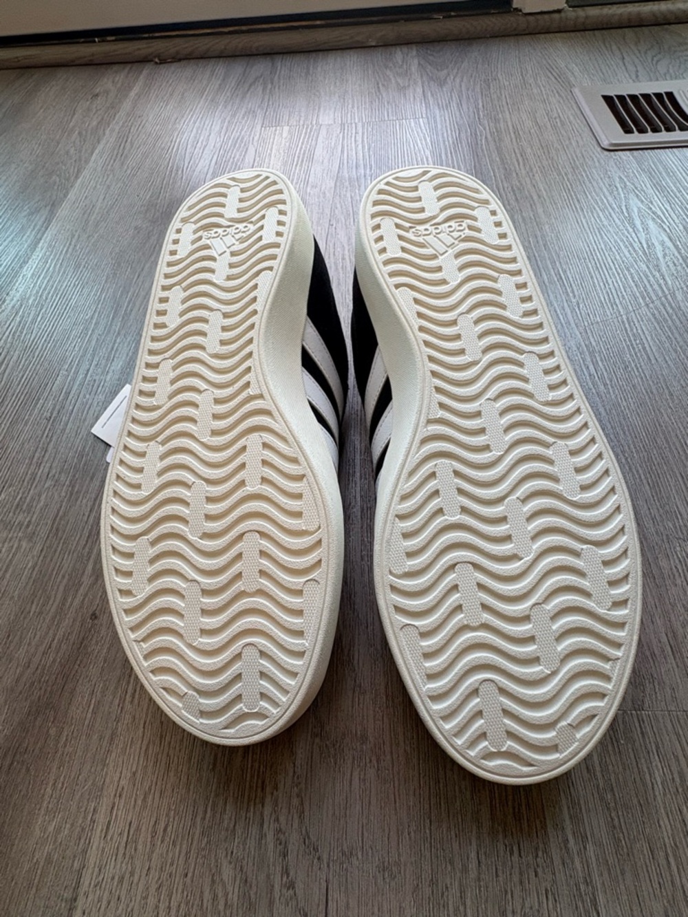 Adidas Black & White Retro Skate Sneakers - Picture 3 of 3